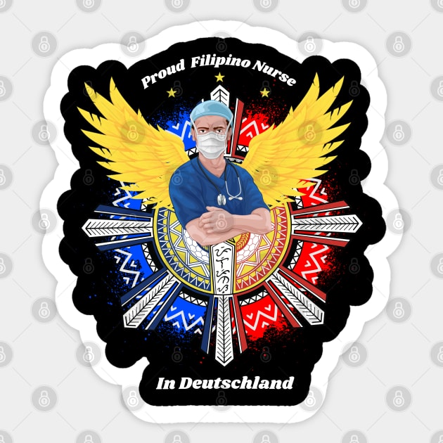 Filipino Nurse from Deutschland (Germany) Sticker by Pirma Pinas